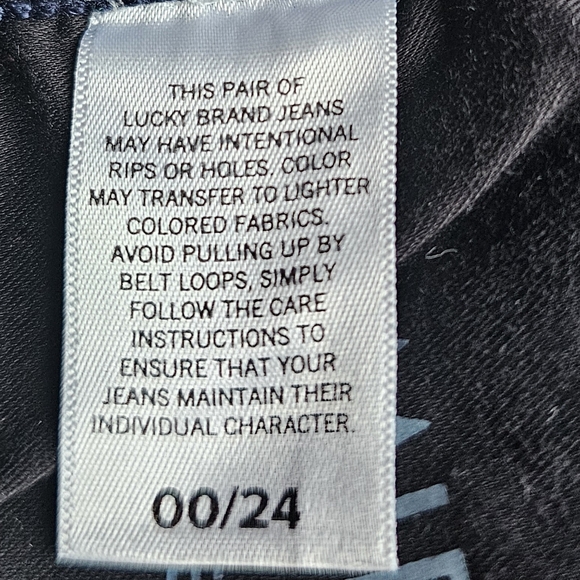 Lucky Brand Mid Rise Super Skinny Ava Stretch Jeans Women's Size 00/24 - Picture 15 of 15